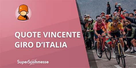 quote vincitore giro d italia
